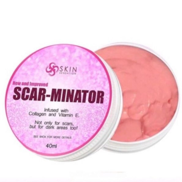 Skin sensation Scar-Minator, infused with collagen & vit e. Not only for scars, but for dark areas too | Filipino Skin Care Shop Nz