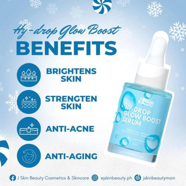 Benefits of J Skin Beauty Hy-Drop Glow Boost Serum | Filipino Beauty Products NZ