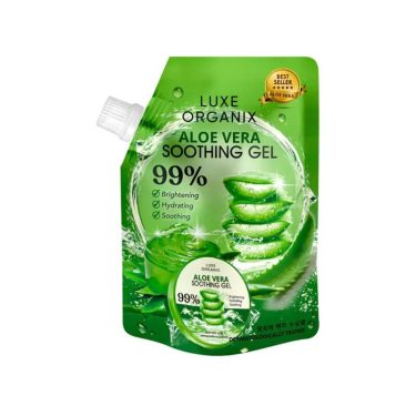 Luxe Organix Aloe Vera Soothing Gel | Korean Beauty Products NZ