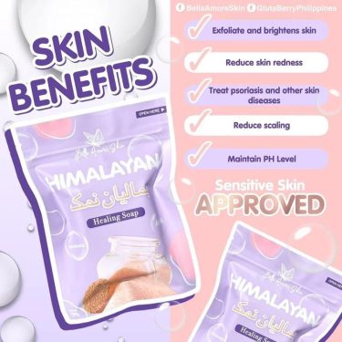 Skin Benefits-Bella Amore Skin Himalayan Brightening Soap 130g | Filipino Beauty Products NZ, Shop Filipino Beauty Brands NZ