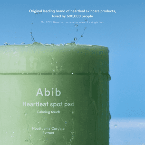 Abib Heartleaf spot pad calming touch | Korean Beauty Products NZ