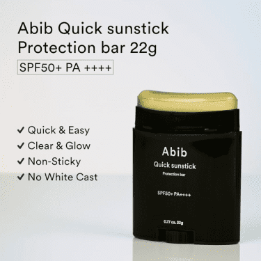 Abib Quick Sunstick Protection Bar features | Korean Beauty Products NZ