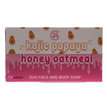 G21 kojic papaya honey oatmeal duo face and body soap 150g | Filipino Beauty Products NZ, Shop Filipino Beauty Brands NZ, Filipino Skin Care Shop Nz