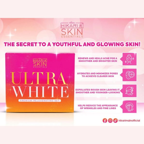 HIKARI SKIN Ultra White Premium Rejuvenating Set Benefits | Filipino Beauty Products NZ, Shop Filipino Beauty Brands NZ, Filipino Skin Care Shop Nz