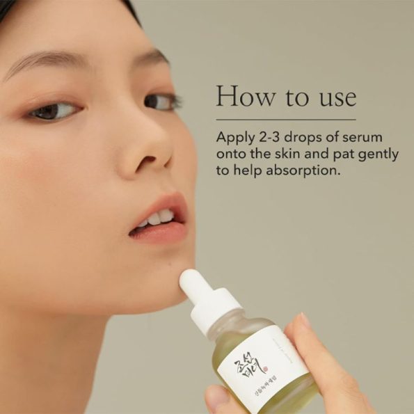 Steps how to use Beauty of Joseon Calming Serum Green Tea + Panthenol | Korean Beauty Products NZ