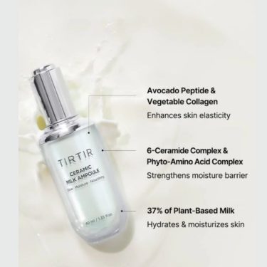 Ingredients TIRTIR Ceramic Milk Ampoule 40ml | Korean Beauty Products NZ