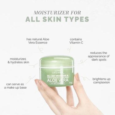 Luxe Organix Aloe Vera Vitamin C Benefits | Korean Beauty Products NZ