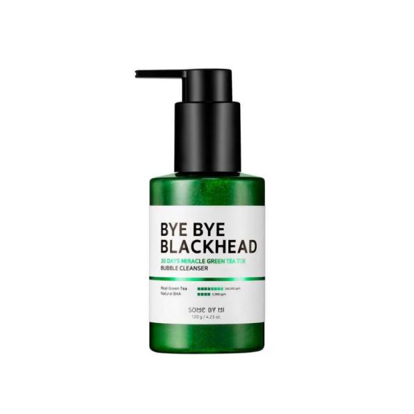 SOME BY MI Bye Bye Blackhead 30 Days Miracle Green Tea Tox Bubble Cleanser | Korean Beauty Products NZ