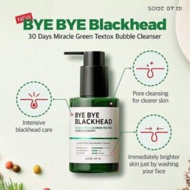 SOME BY MI Bye Bye Blackhead 30 Days Miracle Green Tea Tox Bubble Cleanser Benefits | Korean Beauty Products NZ