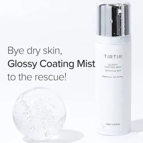 TIRTIR Glossy Coating Mist Refreshening Skin | Korean Beauty Products NZ