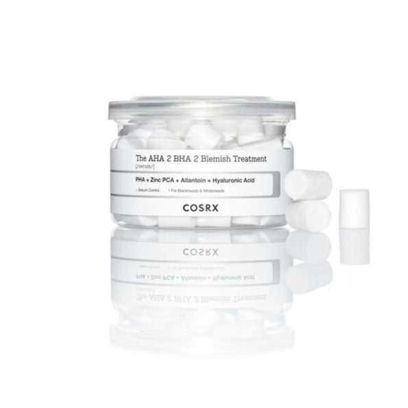 COSRX The AHA 2 BHA 2 Blemish Treatment Serum with 30 Cotton Balls | Korean Beauty Products NZ