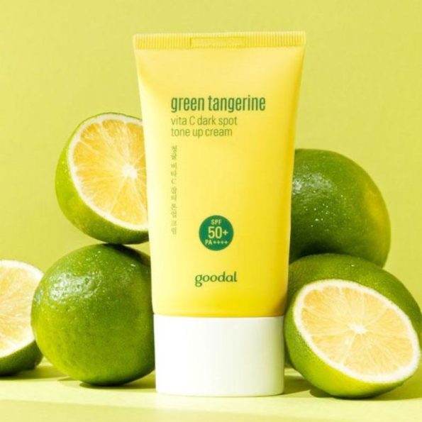 Goodal Green Tangerine Vita C Dark Spot Care Tone Up Cream | Korean Beauty Products NZ