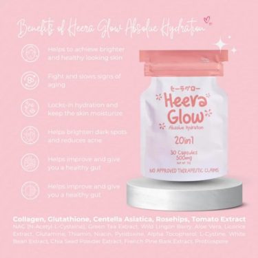 Heera Glow Absolute Hydration Benefits | Filipino Beauty Products NZ, Shop Filipino Beauty Brands NZ, Filipino Skin Care Shop Nz