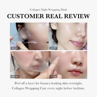 Review-medicube Collagen Night Wrapping Mask | Korean Beauty Products NZ