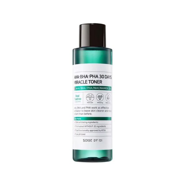 SOME BY MI AHA BHA PHA 30 Days Miracle Toner 150ml | Korean Beauty Products NZ