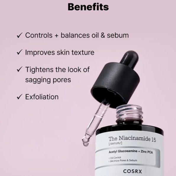 Benefits-COSRX The Niacinamide Serum | Korean Beauty Products NZ