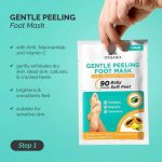 Luxe Organix Gentle Peeling Foot Mask 1pair