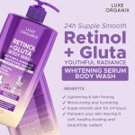 Luxe Organix Retinol + Gluta Youthful Radiance Whitening Serum Perfume Infused Body Wash 1000ml