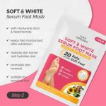 Luxe Organix Soft and White Serum Footmask