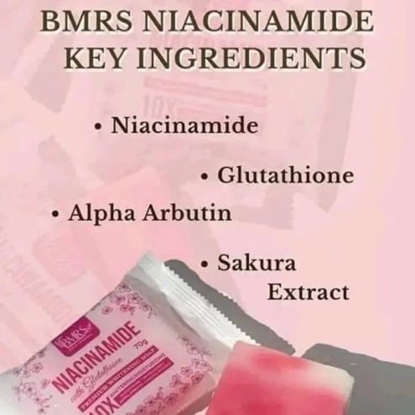 Ingredients-BMRS Beauty Essentials Niacinamide with Glutathione Soap | Filipino Beauty Products NZ, Shop Filipino Beauty Brands NZ, Filipino Skin Care Shop Nz