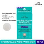 Luxe Organix Hydrocolloid Acne Patch Night Time 48patches