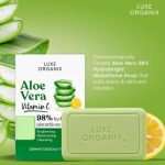 Luxe Organix Aloe Vera Vitamin C and Glutathione Soap 135g