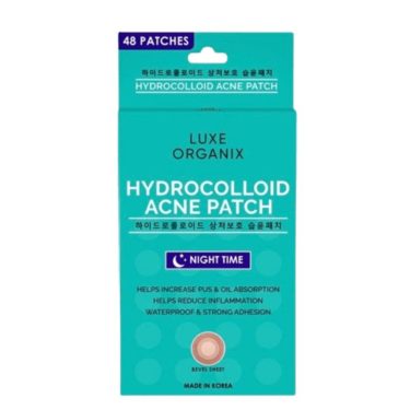 Luxe Organix Hydrocolloid Acne Patch Night Time 48patches | Filipino Beauty Products NZ, Shop Filipino Beauty Brands NZ, Filipino Skin Care Shop Nz