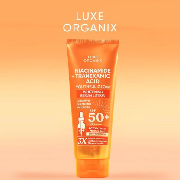 Luxe Organix Niacinamide + Tranexamic Acid Whitening Serum Lotion 200ml | Filipino Beauty Products NZ, Shop Filipino Beauty Brands NZ, Filipino Skin Care Shop Nz