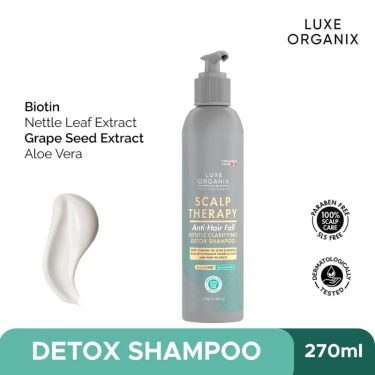 Luxe Organix Scalp Therapy Anti-Hair Fall Strengthening Shampoo 270ml | Filipino Beauty Products NZ, Shop Filipino Beauty Brands NZ, Filipino Skin Care Shop Nz