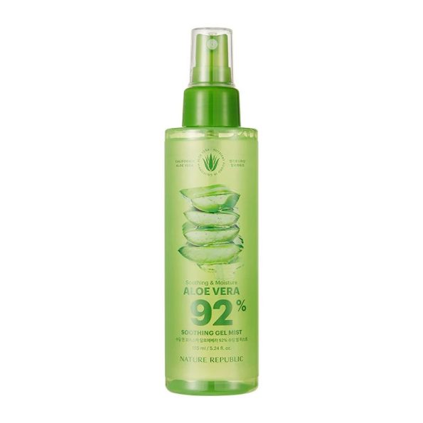 Nature Republic Aloe Vera 92% Soothing Gel Mist 150ml | Korean Beauty Products NZ