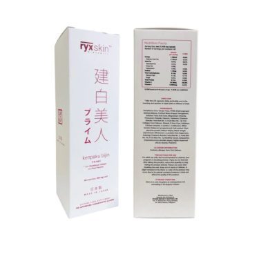 RYX Skin Sincerity Kenpaku Bijin Prime Glutathione with Collagen & Placenta 62caps | Filipino Beauty Products NZ, Shop Filipino Beauty Brands NZ, Filipino Skin Care Shop Nz