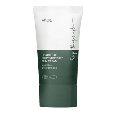 ANUA Heartleaf Silky Moisture Sun Cream