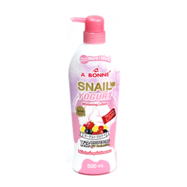 A Bonne Snail Yogurt Nano White Gluta Lotion 500ml | Thai Beauty Products NZ