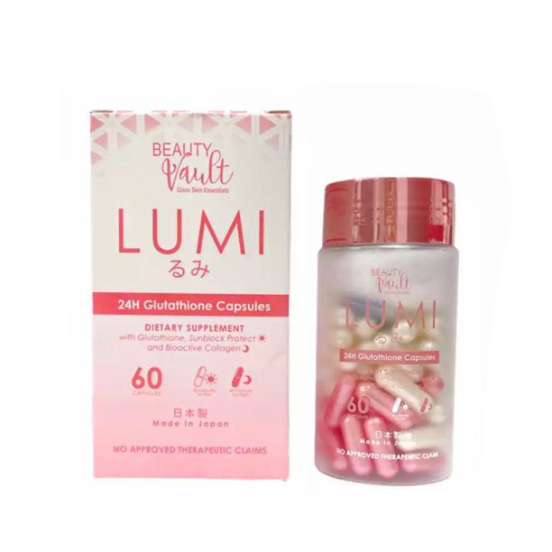 Beauty Vault Lumi 24H Glutathione 60capsules - GEESSENTIALS™