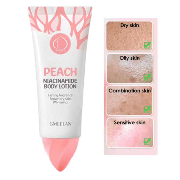 Use GMEELAN Peach Niacinamide Body Lotion | Filipino Beauty Products NZ