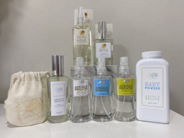 Angel's Breath Colognes & Powder, includes different scents of colognes | Filipino Skin Care Shop Nz