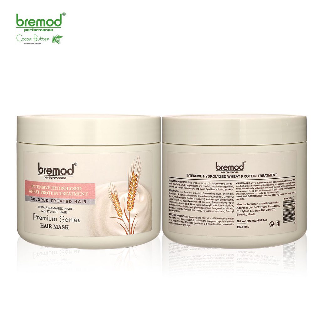 Bremod Hair Mask Intensive Hydrolyzed Wheat Protein Treatment