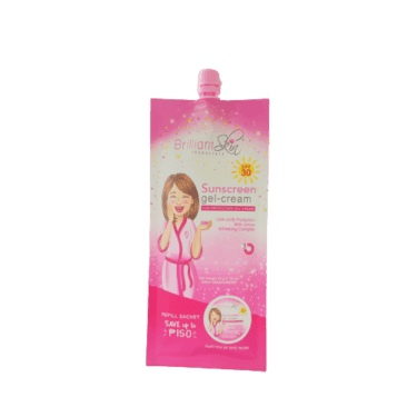 Brilliant Skin Essentials Sunscreen Gel-Cream - sun protection gel cream, daily moisturizer 50g | Filipino Beauty Products NZ
