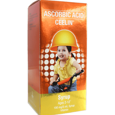 Ceelin Ascorbic Acid Syrup for ages 2-12, 250ml | Filipino Beauty Products NZ
