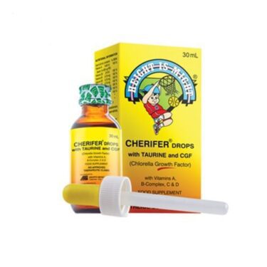 Cherifer Drops with Taurine & GCF, (chlorella growth factor), with vitamins A, B-complex, C & D 30ml |Filipino Skin Care Shop Nz