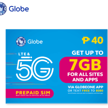 Globe LTE & 5G Prepaid SIM Roaming Ready | Filipino Skin Care Shop Nz