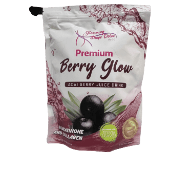 Glowming Shape Detox by CC Premium Berry Glow: Acai Berry Juice Drink with glutatione & collagen