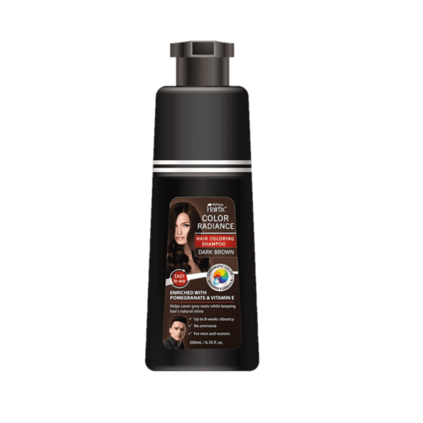 Hair Fix COlor Radiance Hair Coloring Shampoo-Dark Brown enriched with pomegranate & vitamin e, 200ml | Filipino Beauty Products NZ