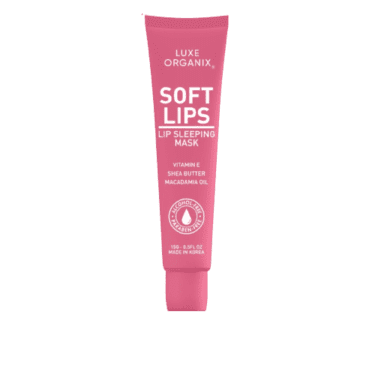 Luxe Organix Soft Lips Lip Sleeping Mask with Vitamin E, shea butter & Macadamia oil at 15g | Filipino Skin Care Shop Nz