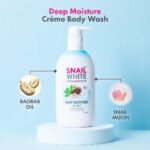Namu SNAILWHITE Creme Body Wash Deep Moisture