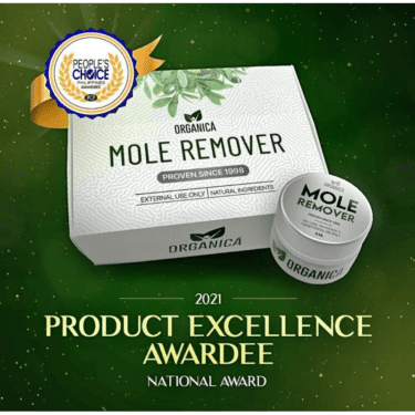 Organica Mole Remover, available in 5g cream, proven since 1998, product excellence awardee , awarded last 2021 | Filipino Skin Care Shop Nz