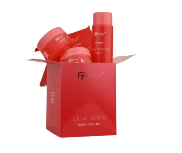 Ryx Skin Sincerity Glow Bomb Daily Care Kit includes Clear Bomb Soap, Clear Bomb Toner, Clear Bomb Moisturizing Cream, Clear Bomb Night Cream | | Filipino Skin Care Shop Nz