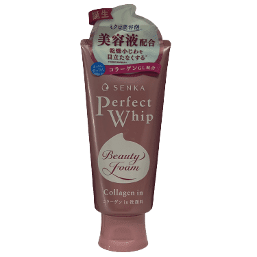 Shiseido SENKA Perfect Whip Collagen Facial Foam 120g | Japanese Beauty Products NZ