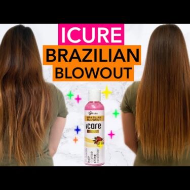 Before & after result of iCare Brazilian Blow Out with collagen & argan oil | Filipino Beauty Products NZ