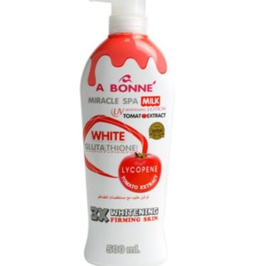A Bonne Miracle Spa Milk UV Whitening Lotion with Tomato Extract 500ml | Thai Beauty Products NZ